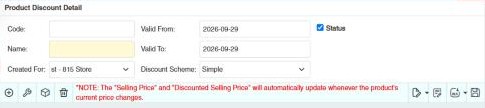 New product discount